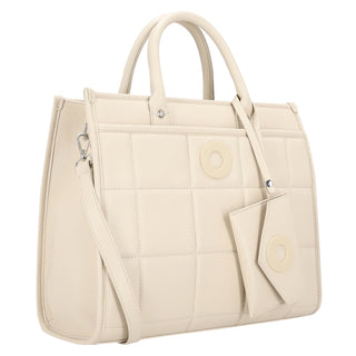 Bolsa de Mano WESTIES Hbbeyonawe  Sintetico Color Blanco