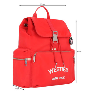 Mochila WESTIES Hbeyeruc2we Barbarrosa Textil Color Rojo