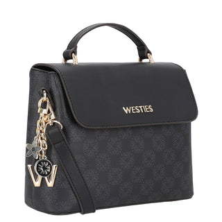 Bolsa Crossbody WESTIES Hbganishka2we Annefrance Sintetico mo Color Negro