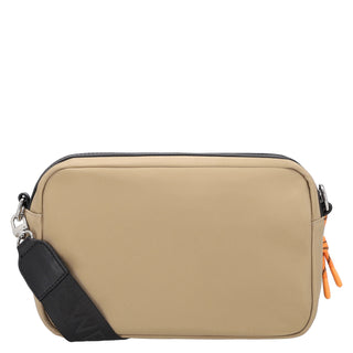 Bolsa Crossbody WESTIES Hbjeanloupwe Blumarine Textil Color Beige