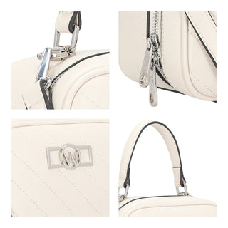 Bolsa Crossbody WESTIES Hbkalaniwe Magellan Sintetico Color Blanco