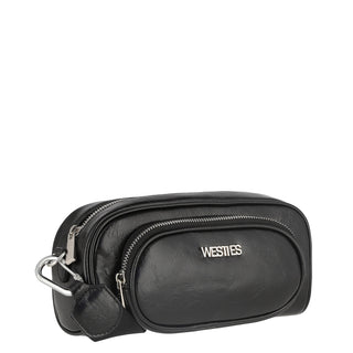 Bolsa Crossbody WESTIES Hbkatsuzowe Mommoo Sintetico Color Negro