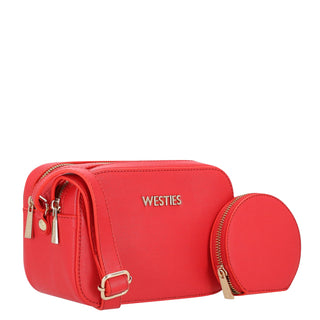 Bolsa Crossbody WESTIES Hbmikeel5we Enguerrand Sintetico Color Rojo