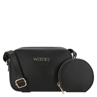 Bolsa Crossbody WESTIES Hbmikeel5we Enguerrand Sintetico Color Negro