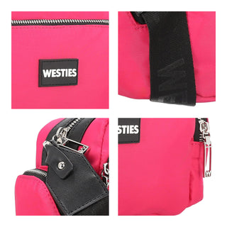 Bolsa Crossbody WESTIES Hbmiroku6we Ideaman Textil Color Rosa