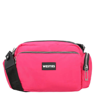 Bolsa Crossbody WESTIES Hbmiroku6we Ideaman Textil Color Rosa