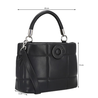 Bolsa Crossbody WESTIES Hbpalaniwe Inuppe Sintetico Color Negro