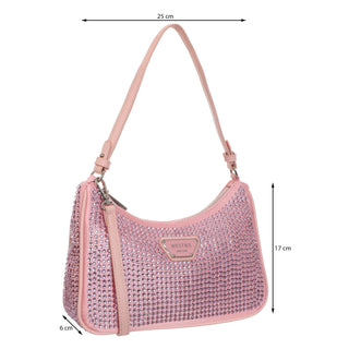 Bolsa Shoulder WESTIES Hbsantollawe  Textil Color Rosa