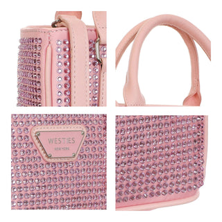 Bolsa de Mano WESTIES Hbsilviawe Cineraria Textil Color Rosa