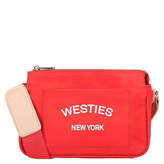 Bolsa Crossbody WESTIES Hbxavius2we Barbarrosa Textil Color Rojo