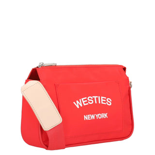 Bolsa Crossbody WESTIES Hbxavius2we Barbarrosa Textil Color Rojo