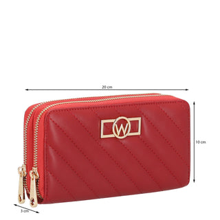 Cartera WESTIES Hbgianni17we Magellan Sintetico Color Rojo