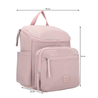 Mochila WESTIES Hbmotobarowe Mesem Textil Color Rosa