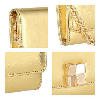 Bolso Clutch o Bolso de Mano WESTIES Hbgaimonwe Hoder Sintetico Color Metalico