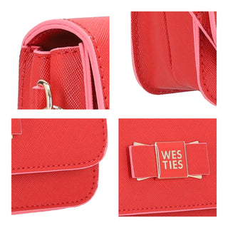 Bolsa Crossbody WESTIES Hbhalvorwe Validana Sintetico Color Rojo