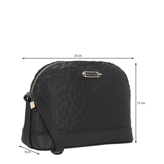 Bolsa Crossbody WESTIES Hbhunter5we Manshik Sintetico mo Color Negro