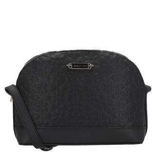 Bolsa Crossbody WESTIES Hbhunter5we Manshik Sintetico mo Color Negro