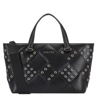 Bolsa Crossbody WESTIES Hbkahalewe  Sintetico Color Negro