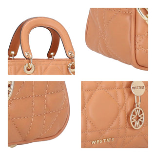 Bolsa de Mano WESTIES Hblippiawe Elikai Sintetico Color Naranja