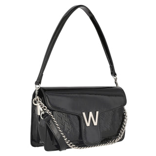 Bolsa tote WESTIES Hbmadero2we Chuji Sintetico Color Negro