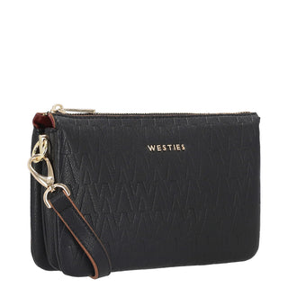 Bolsa Crossbody WESTIES Hbmagellawe Elatior Sintetico Color Negro