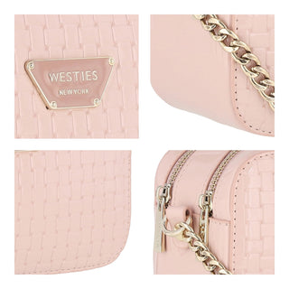 Bolsa Crossbody WESTIES Hbmikeel6we Salma Sintetico acabado charol Color Rosa