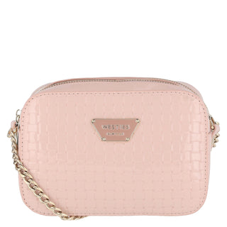 Bolsa Crossbody WESTIES Hbmikeel6we Salma Sintetico acabado charol Color Rosa