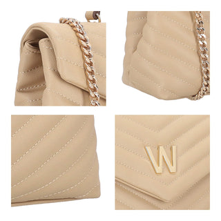 Bolsa tote WESTIES Hbmonogynawe Grataegu Sintetico Color Beige