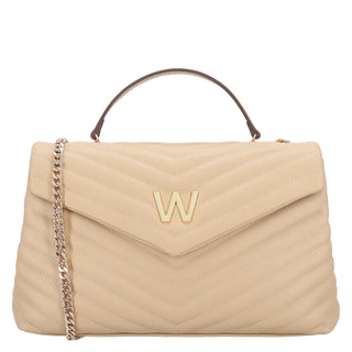 Bolsa tote WESTIES Hbmonogynawe Grataegu Sintetico Color Beige