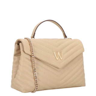 Bolsa tote WESTIES Hbmonogynawe Grataegu Sintetico Color Beige