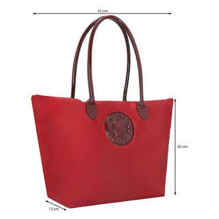 Bolsa Tote WESTIES Hbmororonwe Gracilaria Textil Color Rojo