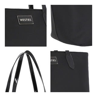 Bolsa Tote WESTIES Hbmuellerywe Valentinno Textil Color Negro