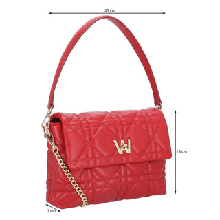 Bolsa tote WESTIES Hbnoceda2we Elikai Sintetico Color Rojo