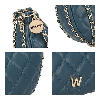 Bolsa Crossbody WESTIES Hboblongawe Chesnutbud Sintetico Color Azul