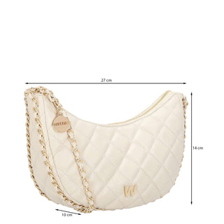 Bolsa Crossbody WESTIES Hboblongawe Chesnutbud Sintetico Color Blanco