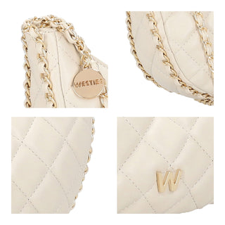 Bolsa Crossbody WESTIES Hboblongawe Chesnutbud Sintetico Color Blanco