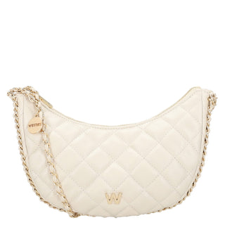 Bolsa Crossbody WESTIES Hboblongawe Chesnutbud Sintetico Color Blanco