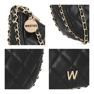 Bolsa Crossbody WESTIES Hboblongawe Chesnutbud Sintetico Color Negro