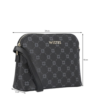 Bolsa Crossbody WESTIES Hbsalmina4we Giovanna Sintetico mo Color Negro