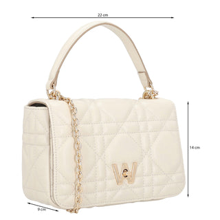 Bolsa Crossbody WESTIES Hbselenawe  Sintetico Color Blanco