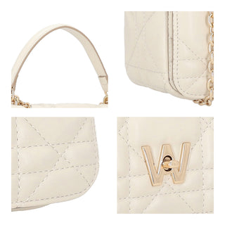 Bolsa Crossbody WESTIES Hbselenawe  Sintetico Color Blanco