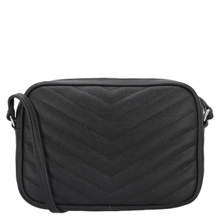 Bolsa Crossbody WESTIES Hbsilliquawe Grataegu Sintetico Color Negro