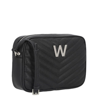 Bolsa Crossbody WESTIES Hbsilliquawe Grataegu Sintetico Color Negro