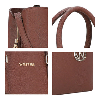 Bolsa de Mano WESTIES Hbyardage14we Anatole Sintetico Color Cafe