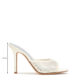 Zapato Destalonado NINE WEST Wniriep3  Textil Color Blanco