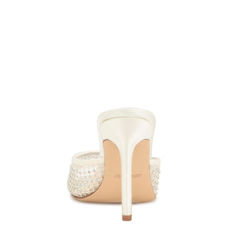 Zapato Destalonado NINE WEST Wniriep3  Textil Color Blanco