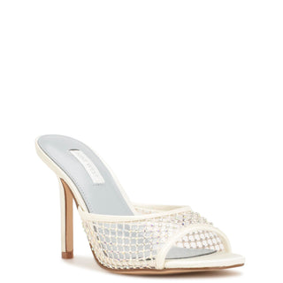 Zapato Destalonado NINE WEST Wniriep3  Textil Color Blanco