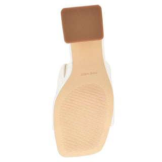 Zapato Destalonado NINE WEST Wnteice3  Sintetico Color Blanco