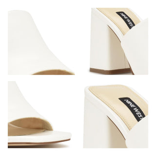 Zapato Destalonado NINE WEST Wnteice3  Sintetico Color Blanco