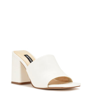 Zapato Destalonado NINE WEST Wnteice3  Sintetico Color Blanco